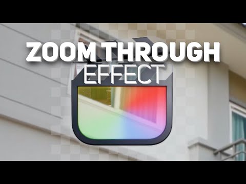 Zoom through effect in Final Cut Pro