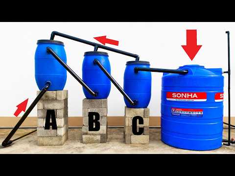 I never have to buy water again! How to make a water filter from a 3-in-1 PVC drainage pipe