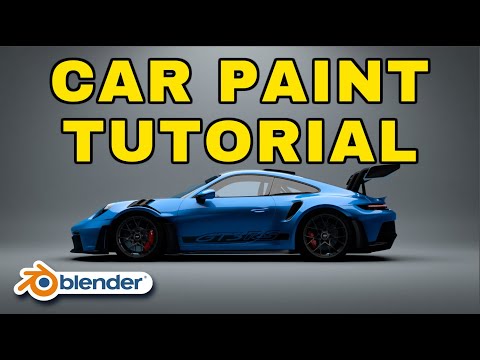 How To Make REALISTIC Car Paint | Blender Tutorial