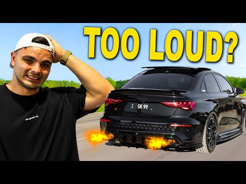 My RS3 is Insanely Loud Now - Downpipe + Valve Mod!