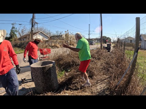 ALTERCATION Breaks Out While Giving This OVERGROWN Sidewalk a MAKEOVER