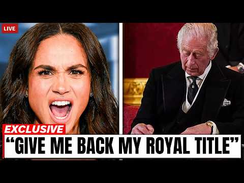 What's REALLY Happening to Royal Titles After MEGHAN's Palace Letters Move