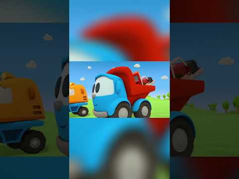 🎵🎵🎵Come sing with Leo the truck! The Fire Truck song for kids #kidssong #shorts #nurseryrhymes