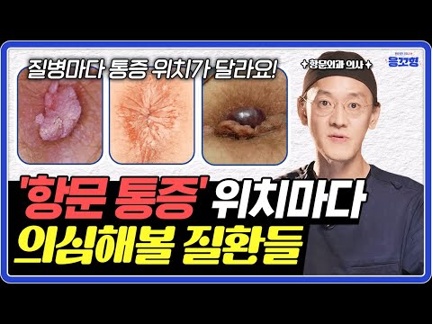 항문이 '여기'가 아프다면 통증 위치를 주목하세요! | 항문 통증 위치별 질환 총정리