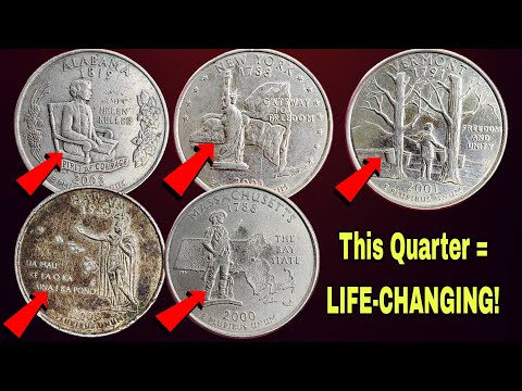 Top 5 Ultra Rare State Quarters Worth A Fortune These U.S. Coins Can Change Your Life!