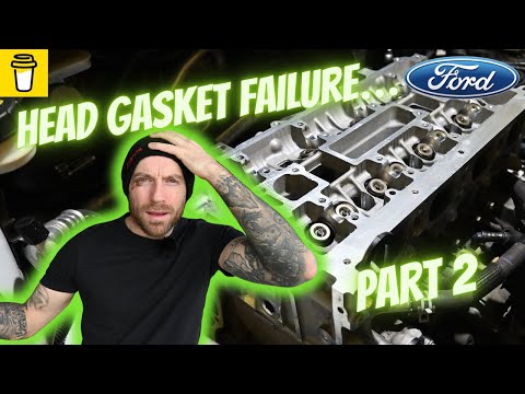 PART 2, Replacing A Failed Head Gasket on a 2014 Ford Focus 2.0 Duratech Engine