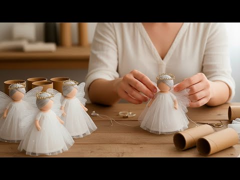 DON'T THROW AWAY THOSE CARDBOARD TUBES!😍 I MAKE 20 A DAY AND SELL THEM ALL! CHRISTMAS IDEA! TUTORIAL