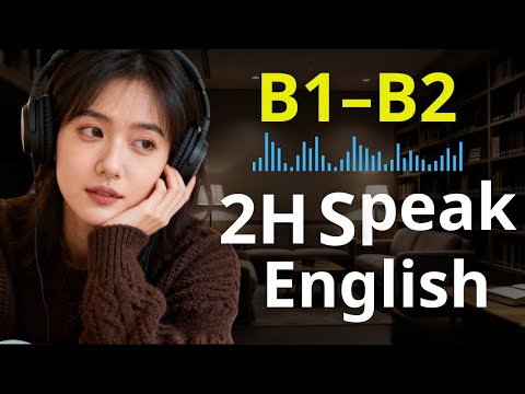 Practice English Speaking and Listening (B1–B2) | Real-Life English 2 Hours