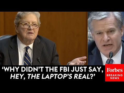John Kennedy Grills FBI Director Wray About Hunter Biden Laptop Story