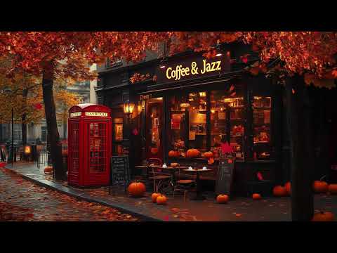 Autumn Jazz Café ☕ Smooth Piano for Relaxation & Cozy Comfort