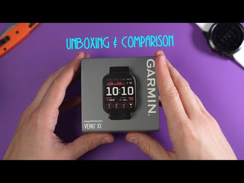 Garmin Venu X1 unboxing and comparison