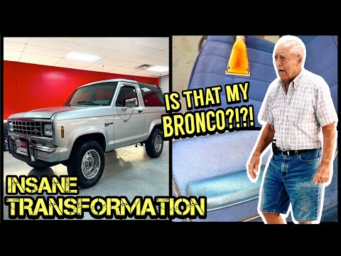 Deep Cleaning a UNBELIEVABLE Ford Bronco II | Best Customer Reaction | Car Detailing Transformation!