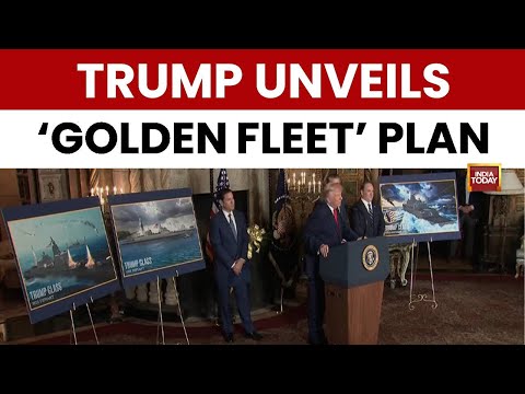 US President Donald Trump Announces 'Golden Fleet' With New Battleships 100 Times More Powerful
