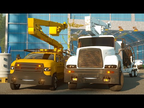 Learn About City Utilities with Mr. Wells the Utility Truck and His Team! | A DAY AT WORK