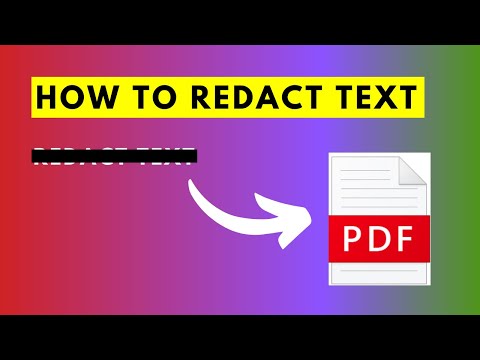 How to Redact Text From a PDF Using Adobe Acrobat Pro DC