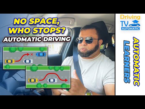 Dealing With Meeting Oncoming Traffic In An Automatic Car! | Driving Tips for Beginners