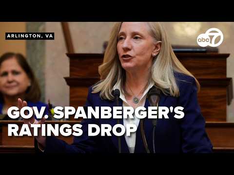 Virginia Gov. Spanberger's approval ratings drop in latest poll