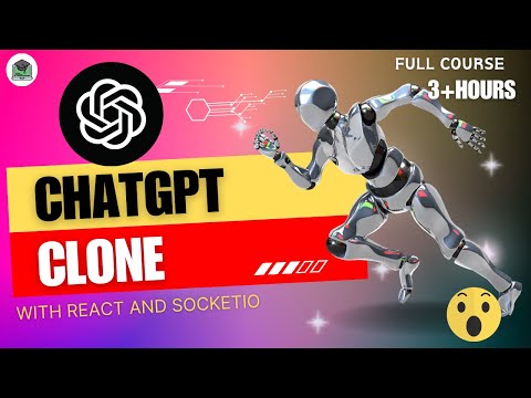 ChatGPT Clone with React And Socket-IO #chatgpt4 Full Course 2024🚀#ChatGPT