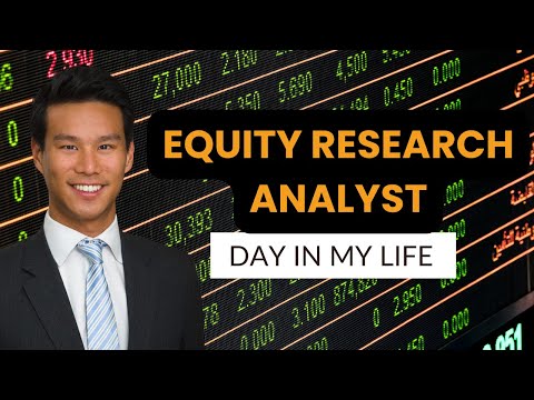Day in my life as an equity research analyst