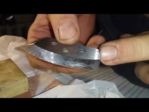 Правка ножей для ледобура Тонар Iceberg 130 и проверка на реке.
