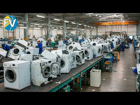 ¿Qué pasa con las lavadoras viejas? El secreto de su reciclaje