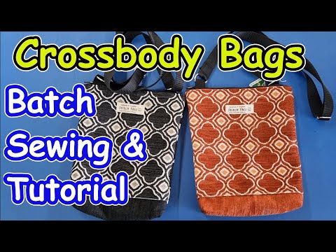 Crossbody Bag Tutorial Batch Sewing Sew to Sell. Double sided tape test sewing sample swatch fabric