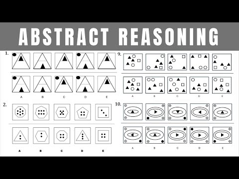 Symbolic Logic/Abstract Reasoning (10 items)