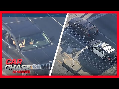 FULL CHASE: Driver in stolen SUV leads police on high-speed pursuit, crashes car | Car Chase Channel