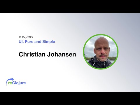 UI, Pure and Simple (by Christian Johansen)