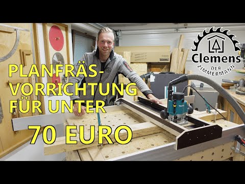 I'm building myself a planing machine! It's super simple, super effective, and inexpensive, too.