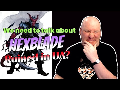 The HEXBLADE Unearthed Arcana: Dnd 5.5 2024