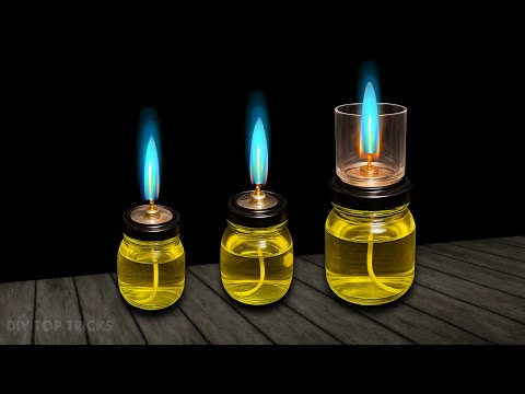 How to make the craziest oil lamp to survive any power outage