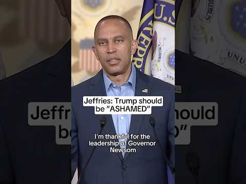 Jeffries: Trump should be 'ASHAMED'