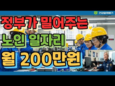 정부가 밀어주는 노인일자리 월200만원