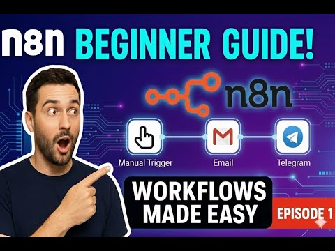 n8n Mini Series – Episode 1: Beginner Guide & First Workflow! #n8n #workfl automation #n8ntutorial