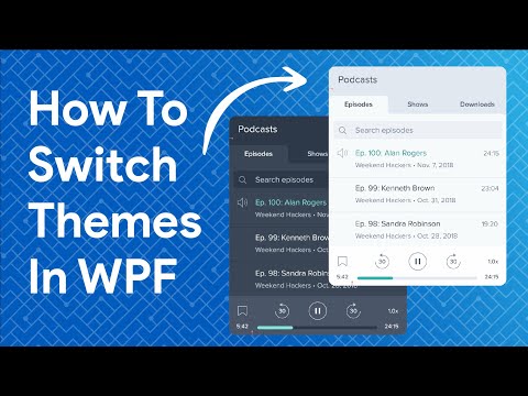 How to Switch Themes in a WPF App at Runtime