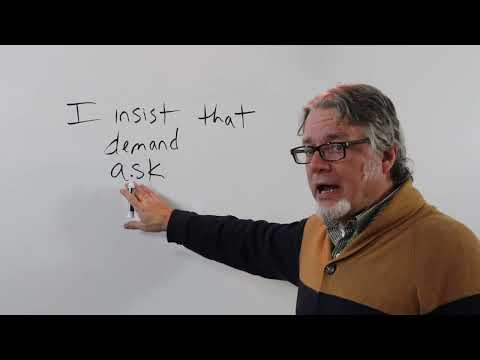 noun clauses in the subjunctive mood