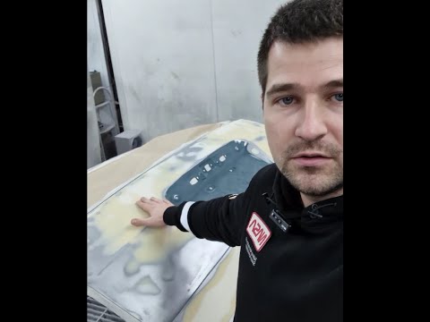 Подготовка рихтованной детали под покраску, без применения ручного рубанка! Все этапы!