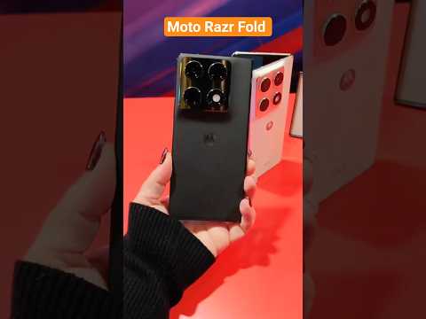 Moto Razr Fold Review – Motorola’s First Big Foldable Unveiled! 📱 CES 2026 #shorts