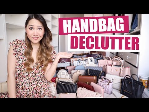 Cutting down my 79 LUXURY BAG Collection! *HUGE* Declutter!