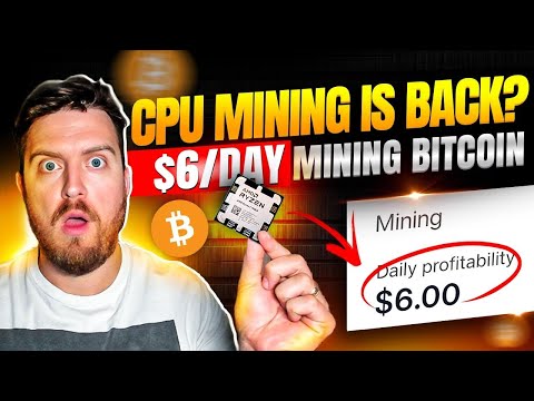 CPU Mining Bitcoin in 2025?! My $6/Day Setup on NiceHash Explained
