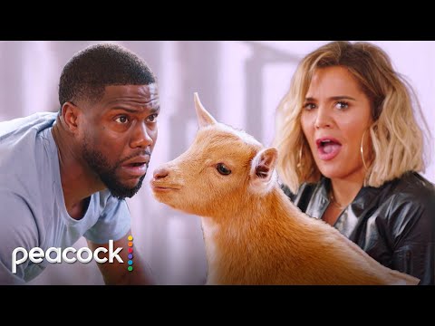 What The Fit | "They're Sh**ing Everywhere!" Kevin Hart and Khloe Kardashian Take on Goat Yoga