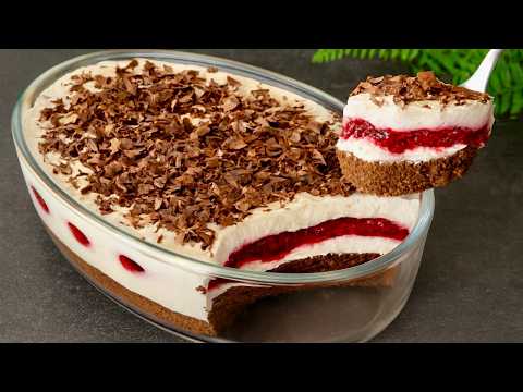 A melt-in-your-mouth yogurt Christmas dessert, ready in just 3 minutes. Children will love this dess