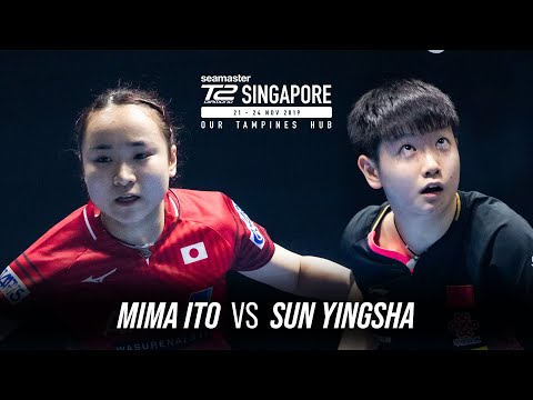 T2 Diamond 2019 Singapore (Final) | Mima Ito vs Sun Yingsha | Full Match