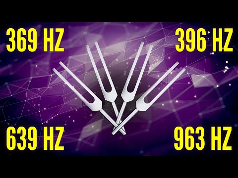 369 Hz + 396 Hz + 639 Hz + 963 Hz Tuning Forks | Nikola Tesla's 3-6-9 Secret Code (Gamma Waves)