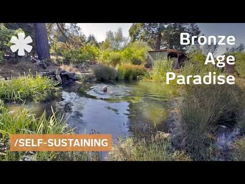 Turning suburban backyard into Bronze Age paradise: year-round food & natural lake