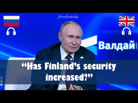 Putin’s View on Finland and Sweden Joining NATO | RU-EN