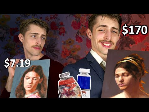 Fine artist tries Cheap VS Expensive Oil Paints