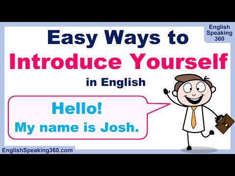 How to INTRODUCE YOURSELF in English for Real Life | Work, Interviews, Parties & More