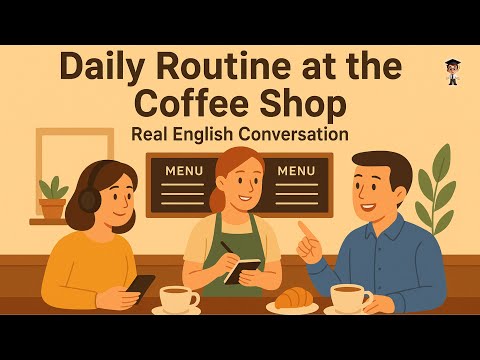 ☕️ How to Order Coffee in English like a Native | Real Life Conversation | Mr. English